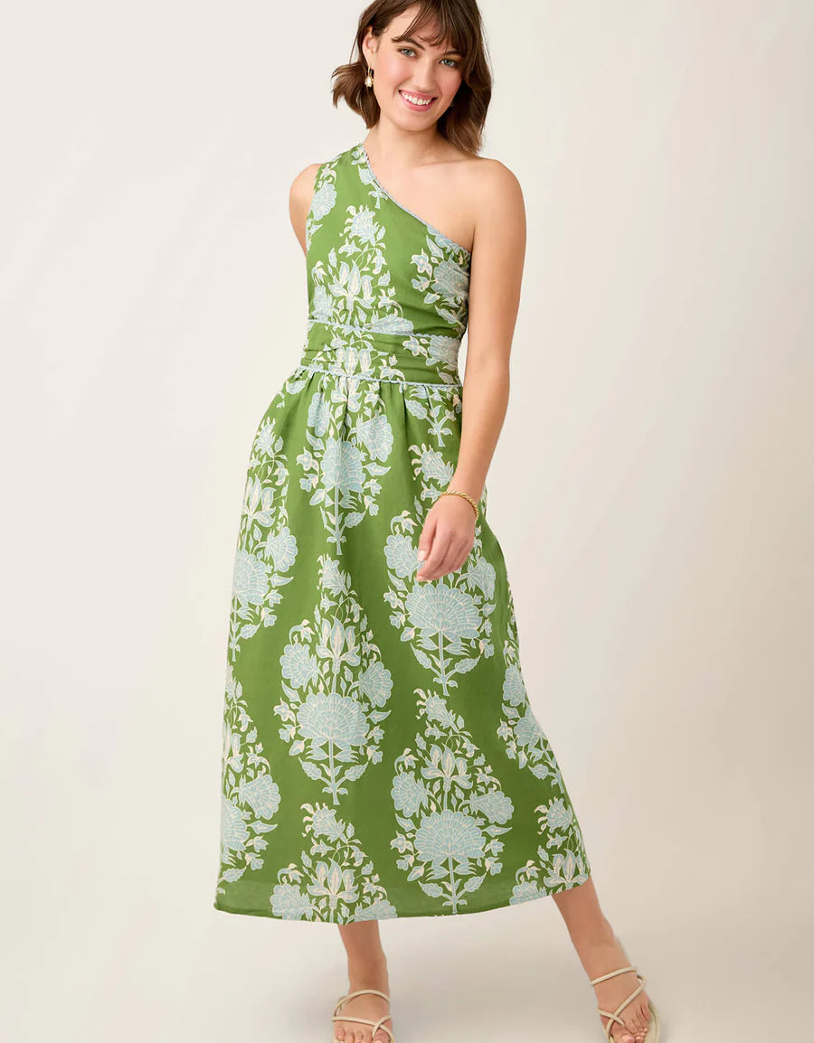 green boho midi dress Sabrina Summer – SYNPLE pre loved