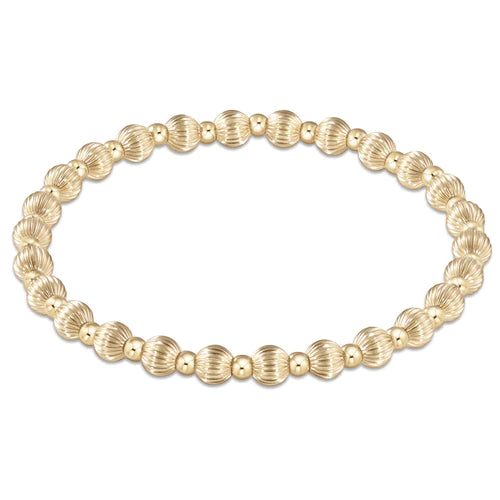 Gold filled mother of pearl beaded bracelet - NicteShop